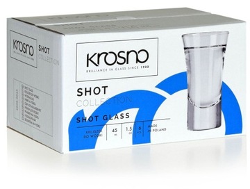 Kieliszki do wódki tequili likier KROSNO Shot 45ml