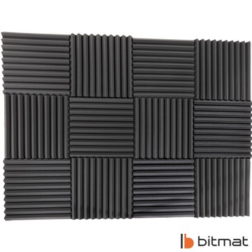 Акустическая декоративная пена для стен, квадрат 3м2, мягкий губчатый коврик, 5см