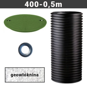 Комплект Дренажный колодец 400 0,5 м + уплотнения GEO