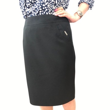 D29 SPÓDNICA BIZNESS FASION CZARNA R.46