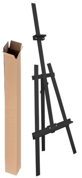 DREWNIANA BUKOWA CZARNA SZTALUGA DO MONTAŻU 177 CM