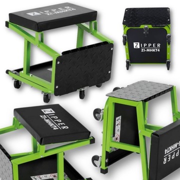 Мобильный табурет для мастерской, ступенька сборки Молния, складная 2в1