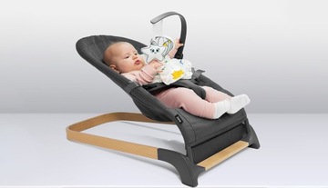 Кресло-качалка Lionelo June Air Grey Graphite