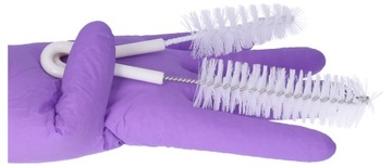 Набор ершиков - ершик для мытья бутылочек и сосок БЕЛЫЙ, набор х2