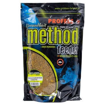 Gotowa zanęta mokra + pellet WANILIA KUKURYDZA KONOPIE 700 g Profess