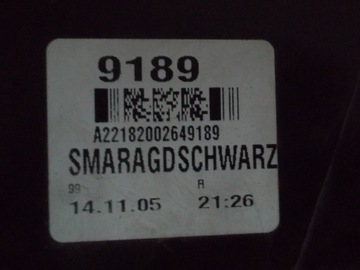 MERCEDES S TŘÍDA 221 W221 S221 SVĚTLO ZADNÍ PRAVÁ