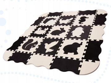 Mata piankowa puzzle kojec 25 elementów
