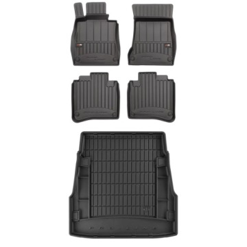 3D gumová sada koberců a rohožek Mercedes třídy S W222 2013-2020 Sedan, 4ma