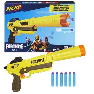 ЦЕЛИ NERF FORTNITE SP-L СЕРАЯ БАНДАНА 30 СТРЕЛ