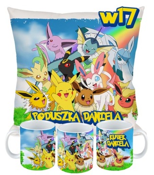 НАБОР ПОДУШЕК POKEMON PIKACHU + ПОДАРОК ​​НА ИМЕНИ РАЗЛИЧНЫЕ ДИЗАЙНЫ