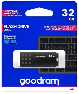 Goodram Pendrive UME3 32 ГБ USB 3.0 Black