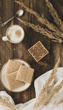 Скалка с узорами птичек, 43 см.