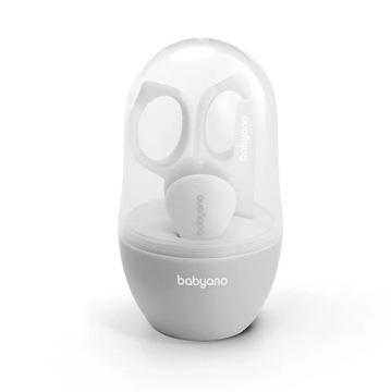 Набор ножниц для стрижки ногтей BabyOno 398 серый