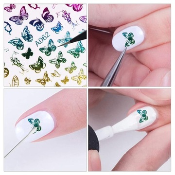 Наклейки для ногтей для украшения ногтей.