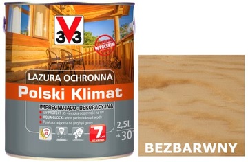 Lazura V33 Polski Klimat 7 lat Bezbarwny 2,5L