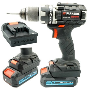 ADAPTER ERBAUER DO PARKSIDE X20V PERFORMANCE PRZEJŚCIÓWKA