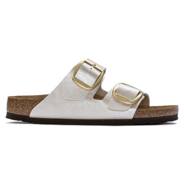 Birkenstock Klapki Damskie Arizona Big Buckle Graceful Pearl White 41