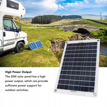 солнечная панель высокой эффективности 20W,