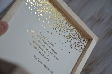 Приглашение на свадьбу для родителей в коробке ЗОЛОТО 32