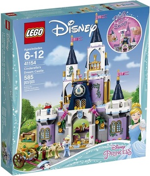 Klocki LEGO Disney Princess Księżniczki 41154 - Wymarzony zamek Kopciuszka