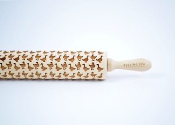 Wałek grawerowany do ciastek KACZKA