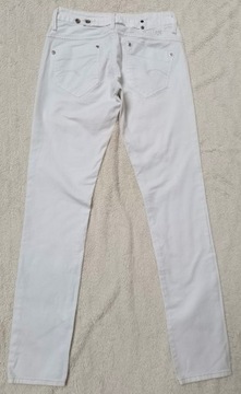 spodnie jeans damskie G STAR RAW 28/32 białe