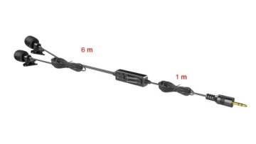 Микрофонный комплект Saramonic LavMicro 2M с мини-разъемом