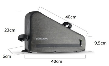 Сумка WATERPROOF BICYCLE SANIT на раму 5л RockBros ZR16