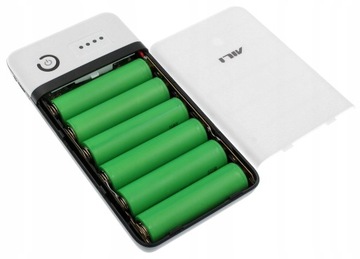 Корпусный модуль PowerBank 6x18650 2xUSB 5 В 6 В 9 В 12 В