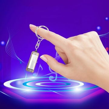 Брелок SWAN Губная гармошка 4 отверстия 8 тонов Ключ C