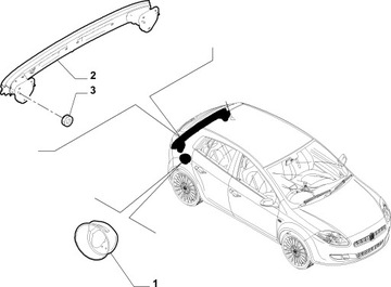 БАЛКА ЗАДНЯЯ ПОПЕРЕЧНАЯ FIAT BRAVO II С 51750951 