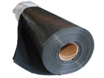 FOLIA CZARNA BUDOWLANA IZOLACYJNA OCHRONNA 6x33 0,3MM TYP300 198m2