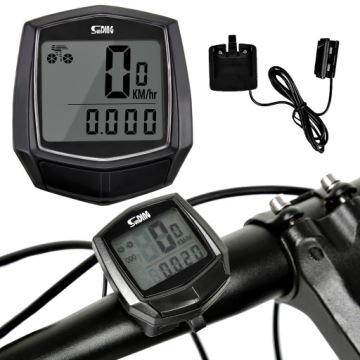 LICZNIK ROWEROWY PRĘDKOŚCIOMIERZ ZEGAR STOPER CZAS