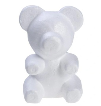 Styropianowy MIŚ 18 cm 6 SZTUK Styropian