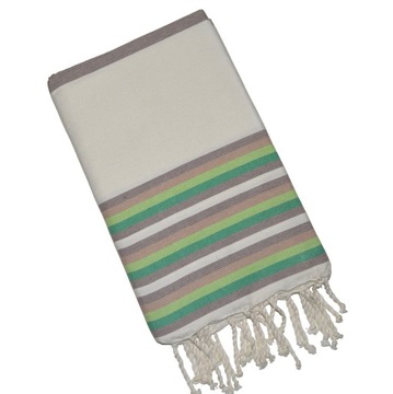 Ręcznik arabski FOUTA do sauny Spa hammam plażowy bawełna 190x100 cm F19.13