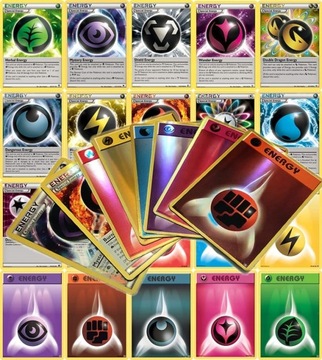 20 sztuk/pudło karty Pokemon ENERGY Booster TAKARA