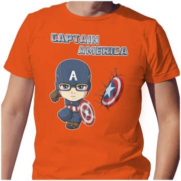 KOSZULKA T-SHIRT CAPTAIN AMERICA MARVEL 3XL JAKOŚĆ