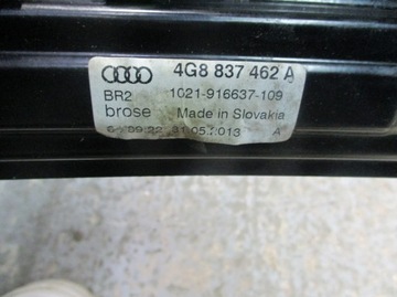AUDI A7 4G8 MECHANIZMUS ZVEDÁK OKNO PRAVÝ PŘEDNÍ