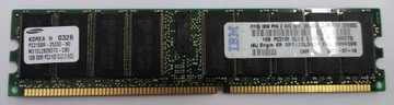SAMSUNG 1GB DDR ECC M312L2828DT0-CB0 FRU 09N4308