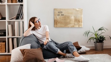 Магнитная доска METALboards, массив дерева 60х40 см + БЕСПЛАТНЫЙ набор