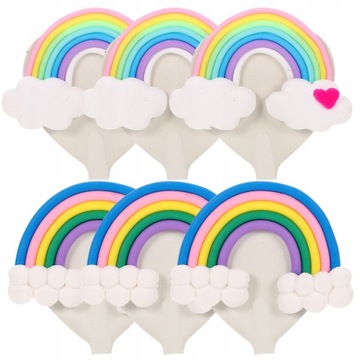 Haczyki łazienkowe Cloud Rainbow Haczyk Udekoruj