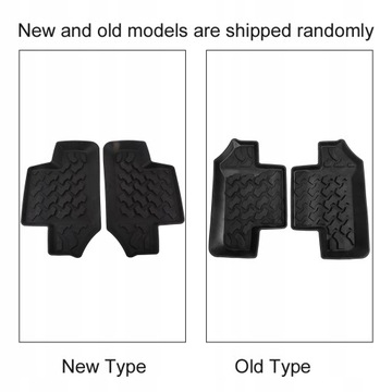 Пара задних противоскользящих резиновых ковриков.