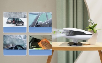 МОЩНЫЙ АВТОМОБИЛЬНЫЙ ВЕНТИЛЯТОР КОНДИЦИОНЕР 12В 200ВТ 360° ГРАДУСОВ