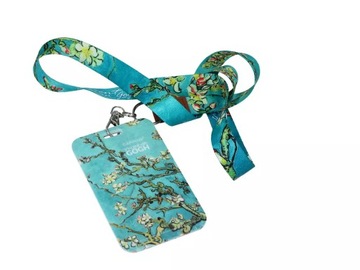 Etui na kartę / identyfikator - V. van Gogh, Kwitnący migdałowiec (CARMANI)