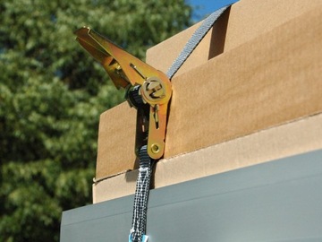 Транспортировочный ремень с крюком и натяжителем 25 мм.