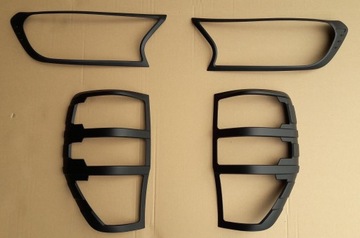 Ford Ranger 2015-20 brewki osłony lamp T6 T7 T8