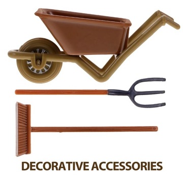 Уличная детская мебель Детская тележка с мини-игрушками