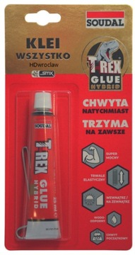 Klej naprawczy uniwersalny Soudal 25 ml T-REX GOLD BLISTER