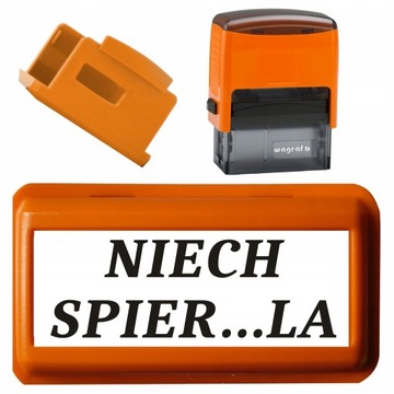 Pieczątka śmieszna NIECH SPIER...ALA GADŻET humorystyczna rozbawi PREZENT
