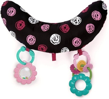 MATA DO ZABAWY NIEMOWLĘCA PODUSZKA Z GRZECHOTKAMI